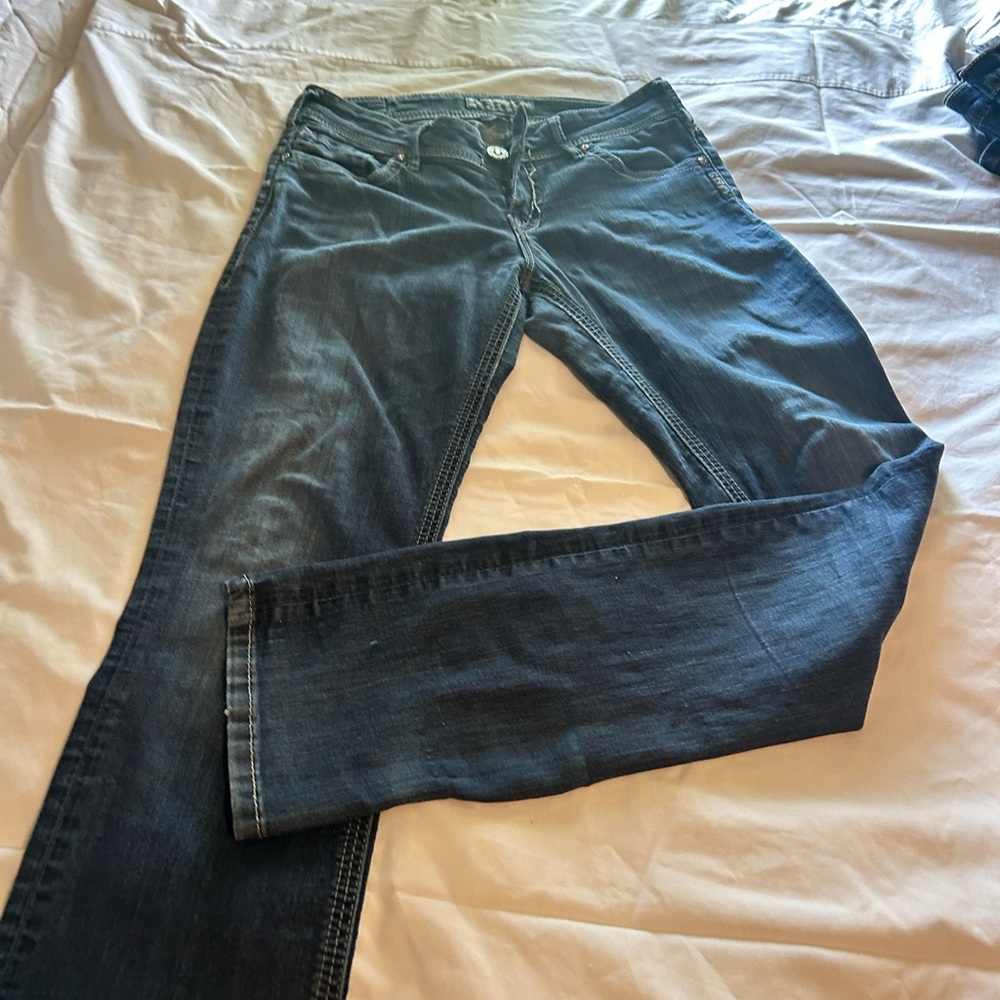 Silver Jeans Blue Straight Leg Denim